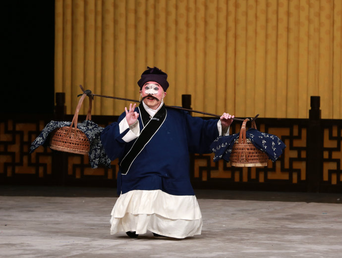 京剧武松李哲饰演武松董欢饰演虎形朱何吉饰演武大郎