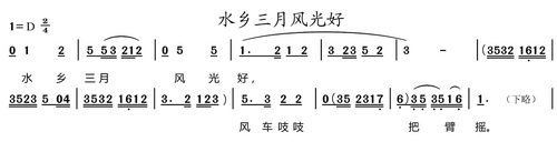 评剧越调记谱之我见