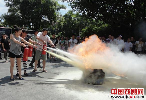 龙岩市汉剧传习中心消防安全实战演练