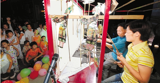 海宁皮影祭拜皮影戏祖师习俗60后重新得到恢复