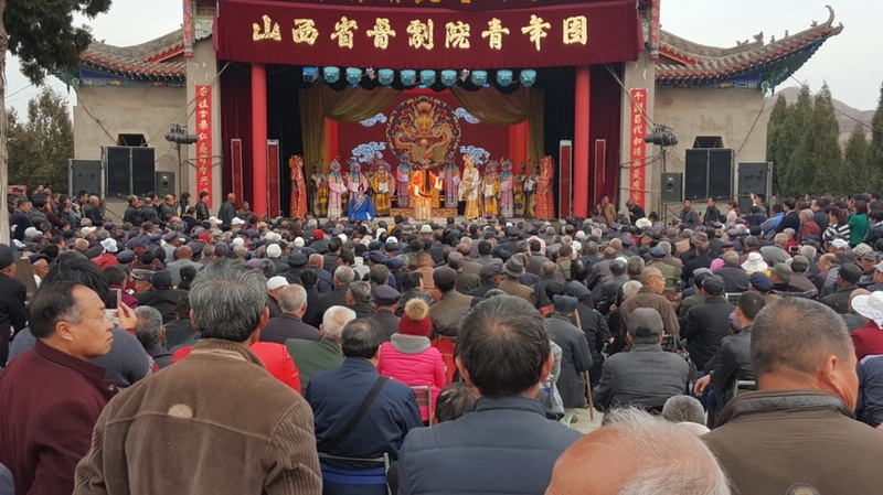 我院青年团陕西合龙山演出